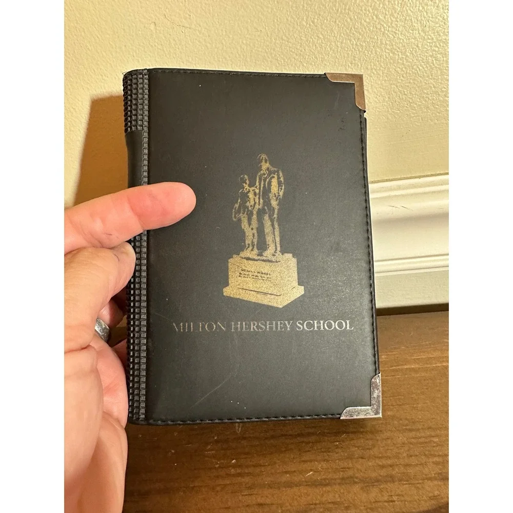 Milton Hershey School Pocket Portfolio Organizer with Calculator and Memo Pad